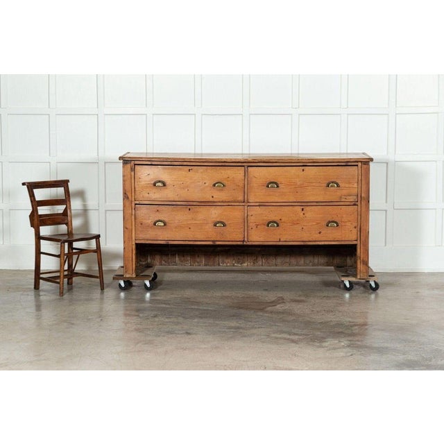 English Pine Dresser Base, 1890 For Sale - Image 6 of 14