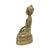 Unknown, Seated Buddha Statue Sculpture, Brass For Sale - Image 4 of 10
