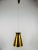 Polished Brass Pendant Lamp In the Style of Paavo Tynell, 1950s For Sale - Image 6 of 11