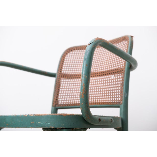 Bauhaus Seating Group by Josef Hoffmann for Gebrüder Thonet, Vienna, 1930s, Set of 4 For Sale - Image 6 of 18