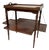 Mahogany Serving Table with Marquetry Net Decoration For Sale