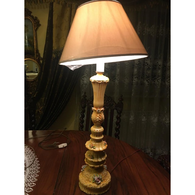 Porcelain Table Lamp, 1980s For Sale - Image 6 of 18