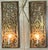 This stunning pair of electrified wall sconces exudes timeless elegance and adds a touch of sophistication to any space....