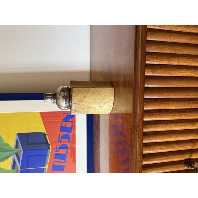 Mid-Century Modern Cream Parchment Cocktail Shaker by Aldo Tura, Italy, 1950s For Sale - Image 9 of 11