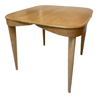 1940s Heywood Wakefield Extension Game Dining Table For Sale