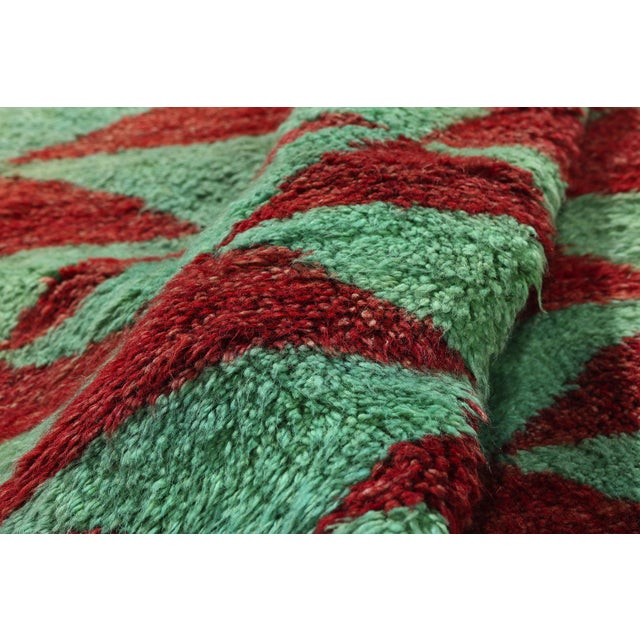 Vintage Turkish Tulu Rug, 03'05 X 06'02 For Sale In Dallas - Image 6 of 10