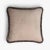 Contemporary HAPPY PILLOW EDITION Velvet Cushion with Multicoloured Grey Fringes by Lorenza Briola for LO Decor For Sale - Image 3 of 3
