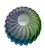 Teal Studio Nova Solaris Glass Bowl by Walther Glas of Germany For Sale - Image 8 of 10