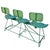 Mid-Century Modern Industrial 3-Seat Tractor Seat Steel Bench For Sale - Image 4 of 8