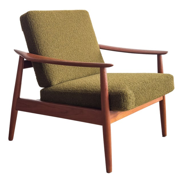FD 164 Lounge Chair in Teak by Arne Vodder for France and Son, 1960s For Sale