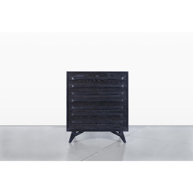 Mid-Century Modern Cerused Chest of Drawers by Jack Van Der Molen For Sale - Image 10 of 13
