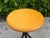 Late 20th Century Vintage Sculptural Four-Prong Drink Table in Hardwood and Black Metal For Sale - Image 5 of 12