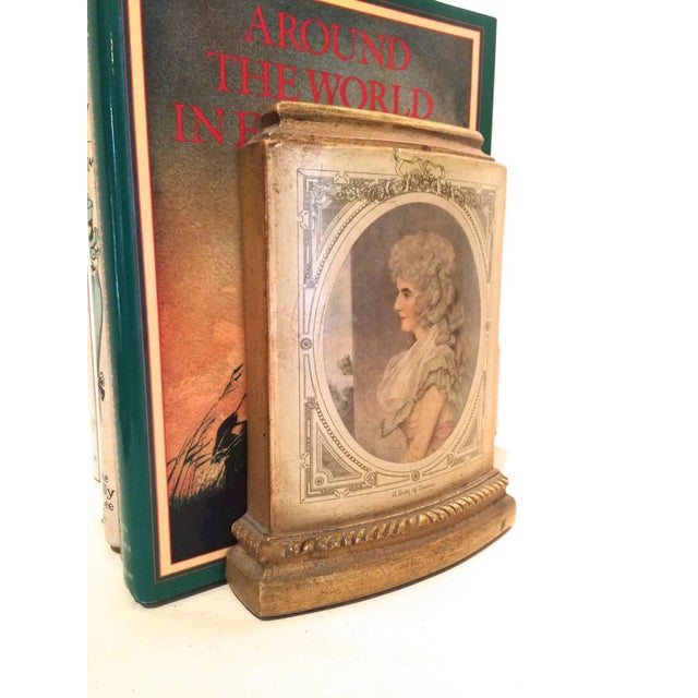 Borghese Pair of Borghese Bookends With Male and Female Figures For Sale - Image 4 of 5