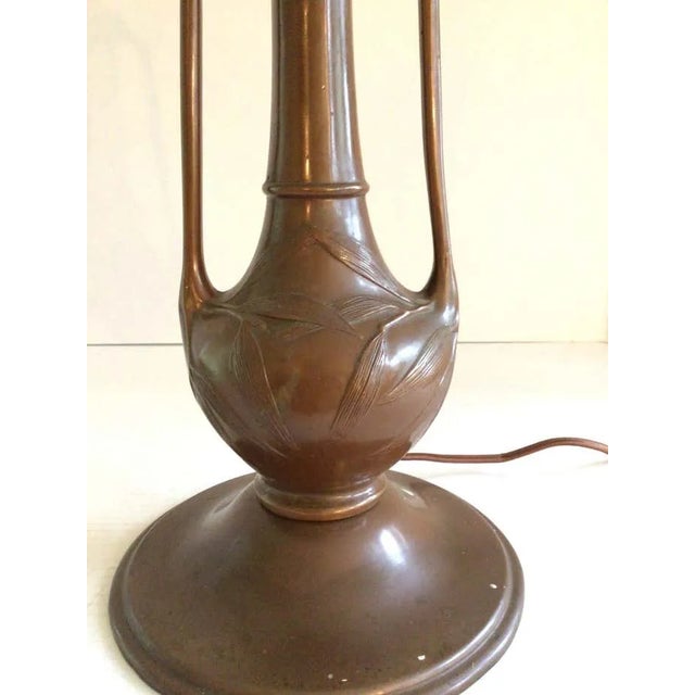 Brass Early 20th Century Bronze Table Lamp For Sale - Image 8 of 10