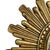 Gold Vintage Gilt Sunburst Mirror, 1960s For Sale - Image 8 of 14