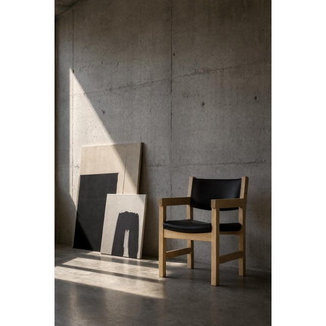 Mid-Century Modern Danish Oak Chairs by Hans J. Wegner for Getama, 1960s, Set of 4 For Sale - Image 4 of 18
