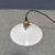 Vintage White Opaline Bowl Pendant Lamp with Brass Fitting, 1930s For Sale - Image 9 of 12