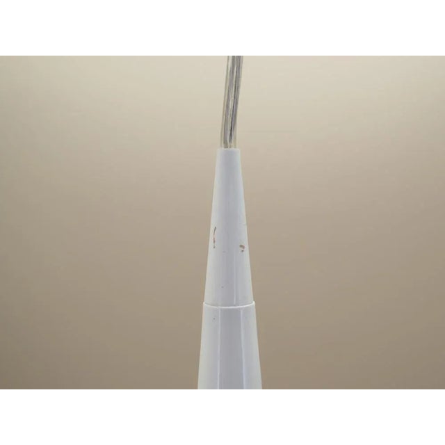 White Danish White Pendant Lamp from Frandsen, 1970s For Sale - Image 8 of 9