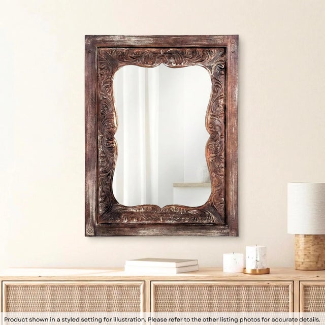 Dimensions: 36" W x 3" D x 48" H Features: • A rare piece and one of its kind exists • 100% solid wood construction • Hand...