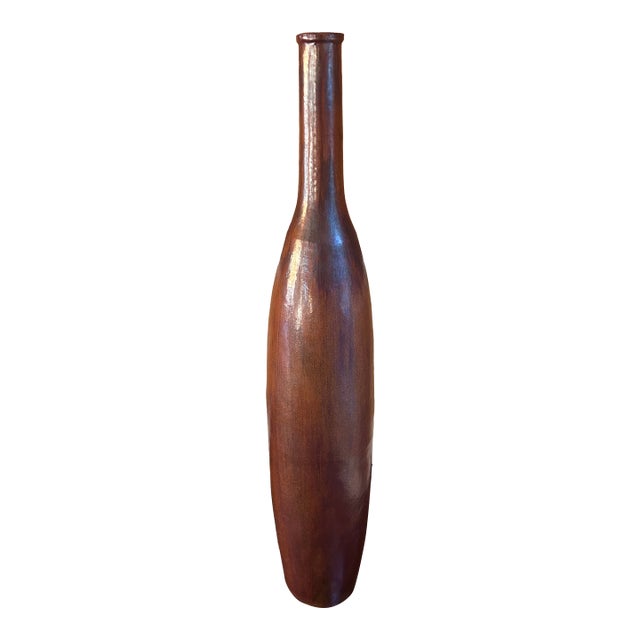 Monumental Decorative Bottle Vase For Sale