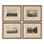 Set of 4 American Landscape Prints – New York, California & Yosemite, Framed (Picturesque America, 1872) For Sale