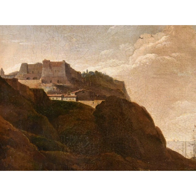 Thomas Wyck, View of Mediterranean Landscape, 1660, Oil on Canvas For Sale - Image 6 of 16