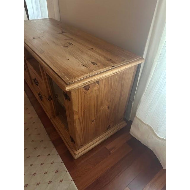 Vintage Pine Console For Sale In Washington DC - Image 6 of 7