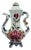 Majolica Jug Vase from Bassano, Italy, 1965 For Sale