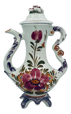 Majolica Jug Vase from Bassano, Italy, 1965