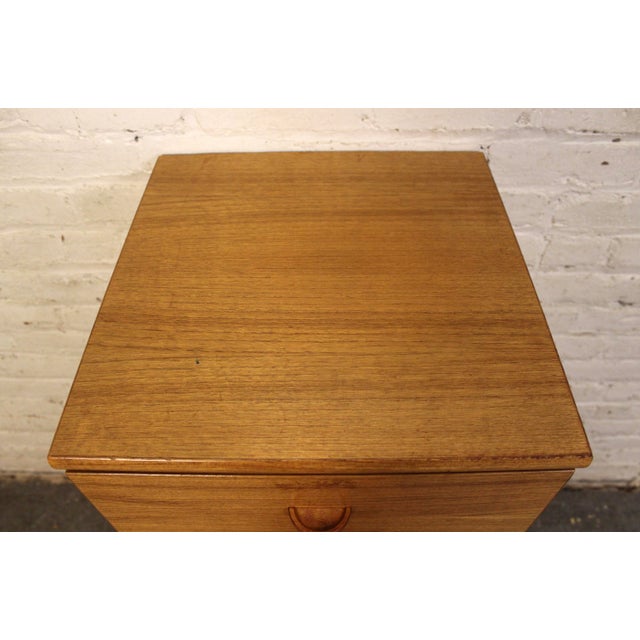 Vintage Danish Made Mid-Century Teak Lingerie Chest For Sale - Image 11 of 14