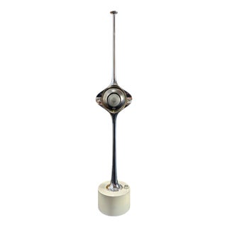 Cobra Table Lamp in Chromed Steel from Arredoluce Monza, 1960s For Sale