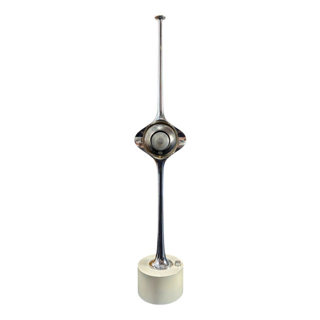 Cobra Table Lamp in Chromed Steel from Arredoluce Monza, 1960s For Sale