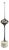 Cobra Table Lamp in Chromed Steel from Arredoluce Monza, 1960s For Sale