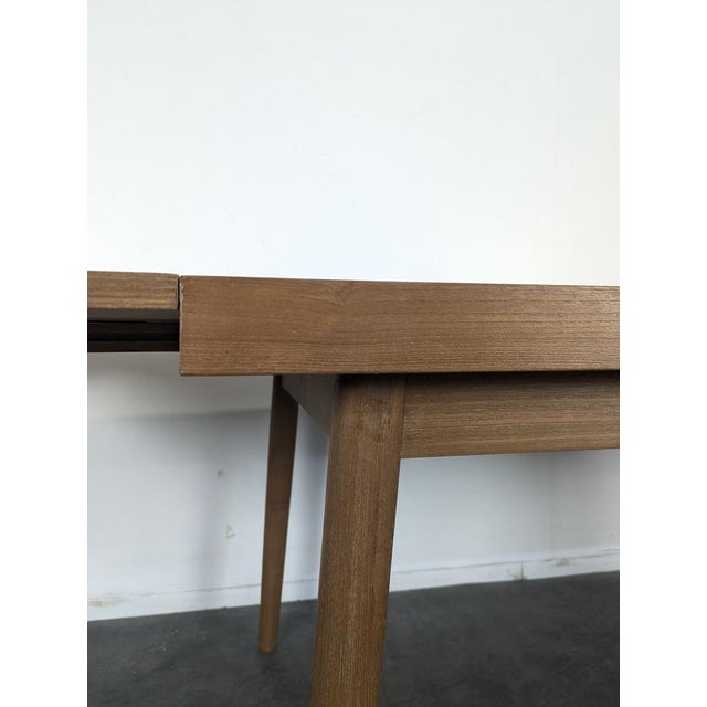 Wood Modernist Extendable Teak Table, 1970s For Sale - Image 7 of 8