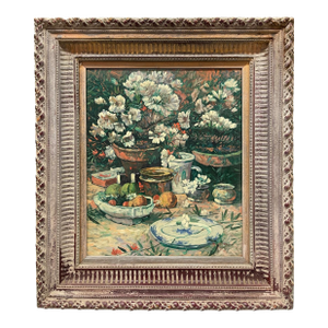 An Oil on Canvas Still-Life Painting by Robert Brown
