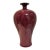 Chinese Vintage Ceramic Vase,Qing Dynasty Qianlong Marked Red Glaze Porcelain Plum Vase For Sale