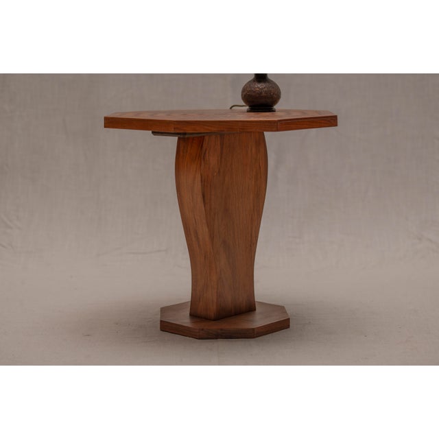 Mid-Century Marquetry Side Table, 1960s For Sale - Image 3 of 12