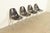 Herman Miller Charles & Ray Eames for Herman Miller DSS Seal Brown Stacking Shell Chairs | Set of Four For Sale - Image 4 of 12