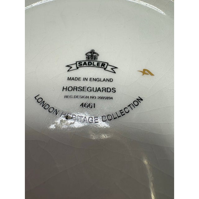 English Late 20th Century English Sadler “Horseguards” Porcelain Teapot — London Heritage Collection, Designed by David Birch For Sale - Image 3 of 9