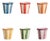 Lido Righe Espresso Shot Cups (Set of 6) For Sale