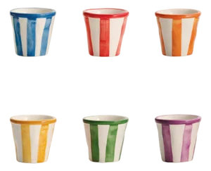 Lido Righe Espresso Shot Cups (Set of 6)