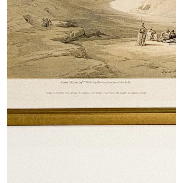 Realism Print by Roberts, Valley of the Kings, 19th Century For Sale - Image 3 of 5