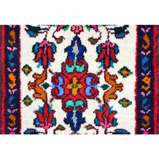 Tribal Late 20th Century Vintage Hamadan Rug For Sale - Image 3 of 12