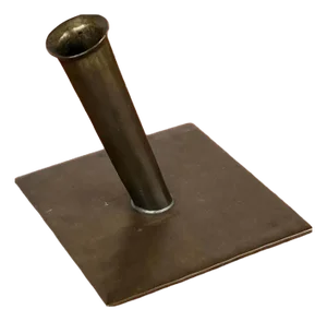 Mid-Century Modern Minimalist German Brass Pen Holder, 1950s