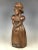 Farmhouse Carved Solid Wood Paper Mache Mold of Woman For Sale - Image 3 of 9
