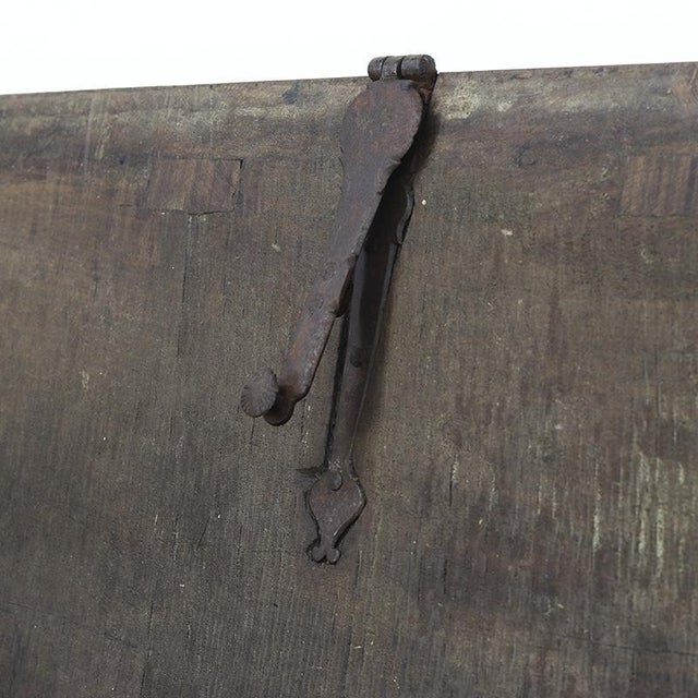 Antique Spanish Rustic Farmhouse Chest For Sale - Image 11 of 18