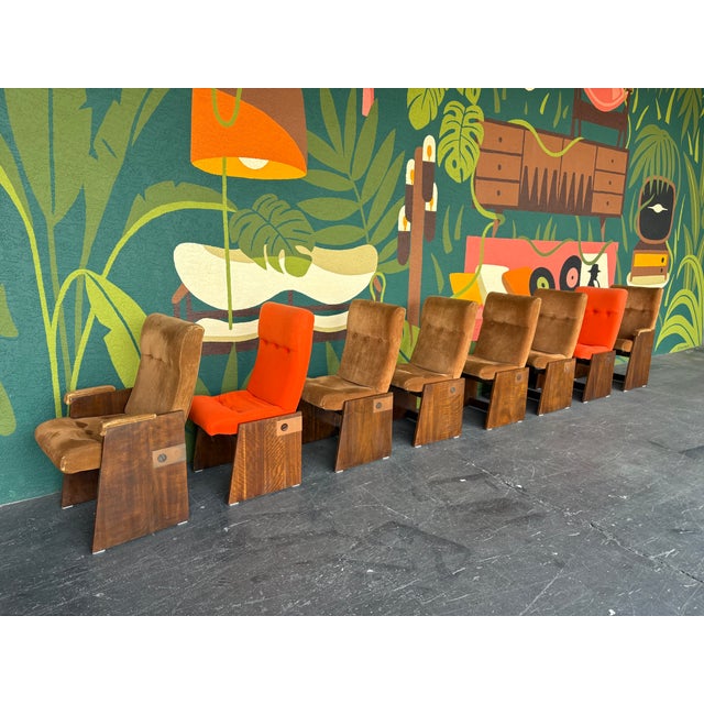 Mid-Century Modern Lane Staccato Brutalist Dining Chairs - 8 For Sale - Image 3 of 6