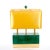 Gemstone Mid-Century Modern Italian Art Deco-Style Dark Green Jade and Brass Table Lamps For Sale - Image 7 of 11