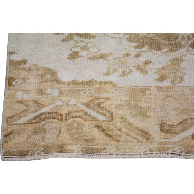 Turkish Vintage Turkish Anatolian Hand Knotted Wool Rug, 3'x10'6'' For Sale - Image 3 of 5