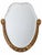 Swedish Grace Carved Giltwood Mirror with Beveled Glass and Roses, 1930 For Sale - Image 11 of 17